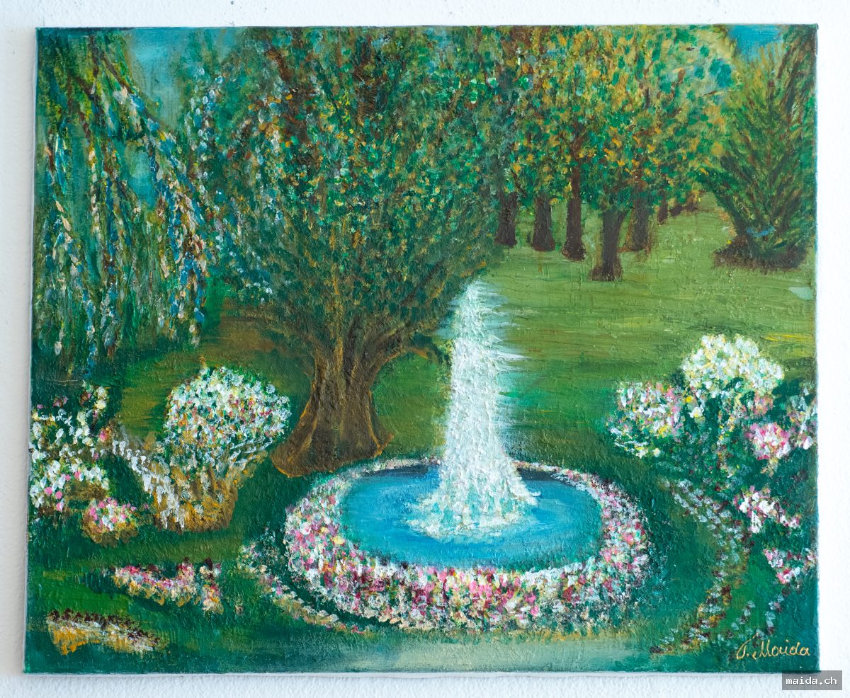 1175 — Huile sur toile, 54×65 cm · 2025