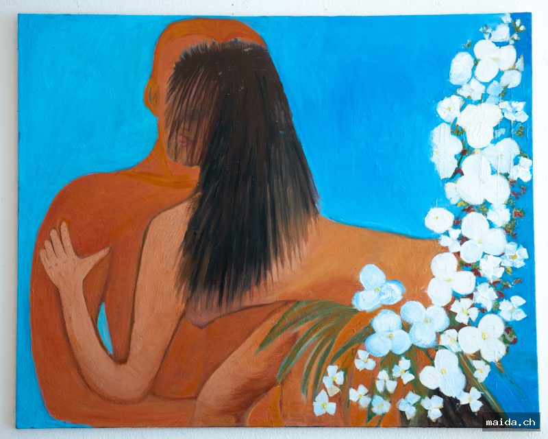 1128 — Huile sur toile, 80×101 cm, 2025