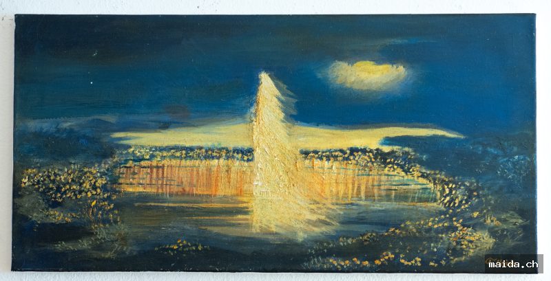 1140 — Huile sur toile, 40×80 cm, 2025