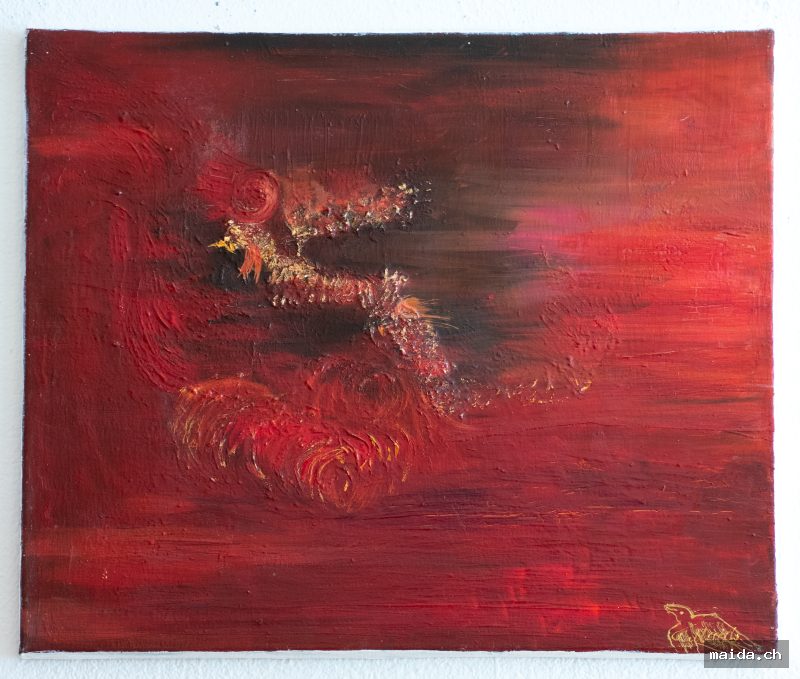 1154 — Huile sur toile, 45×55 cm, 2025