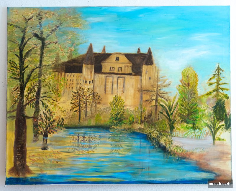 1158 — Huile sur toile, 80×101 cm, 2025