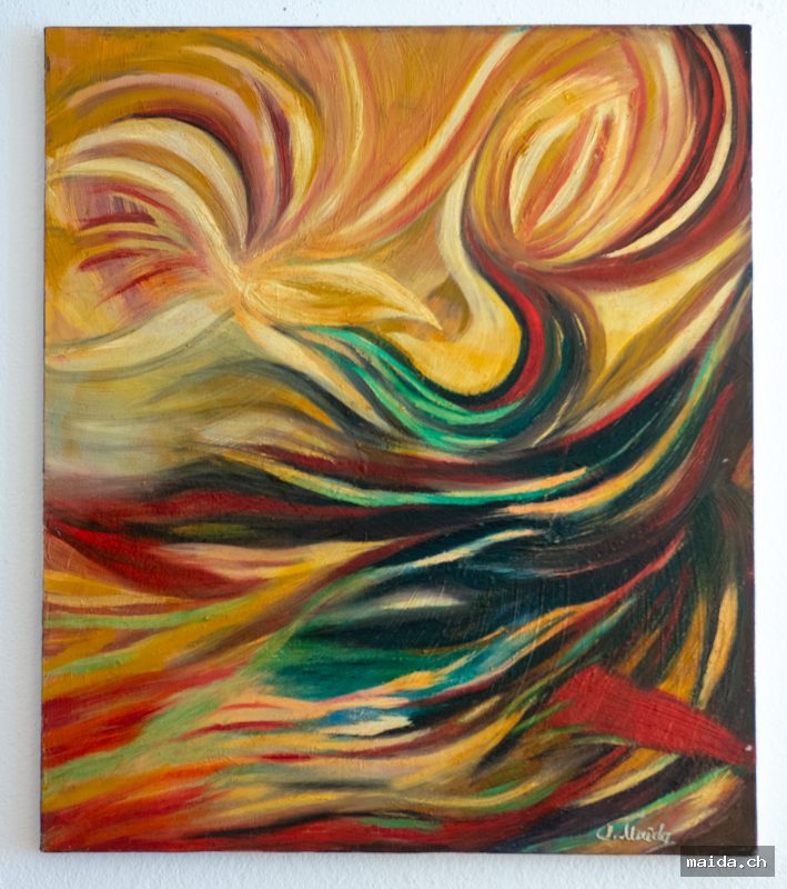 1167 — Huile sur toile, 70×60 cm, 2025