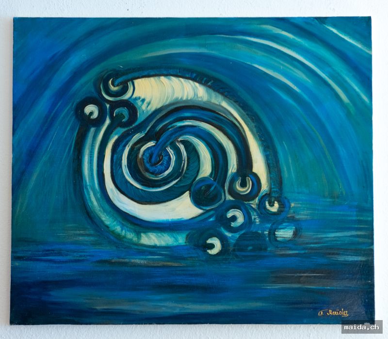 1168 — Huile sur toile, 70×60 cm, 2025