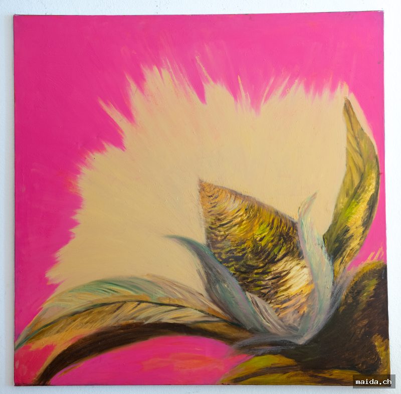 1181 — Huile sur toile, 100×100 cm, 2025